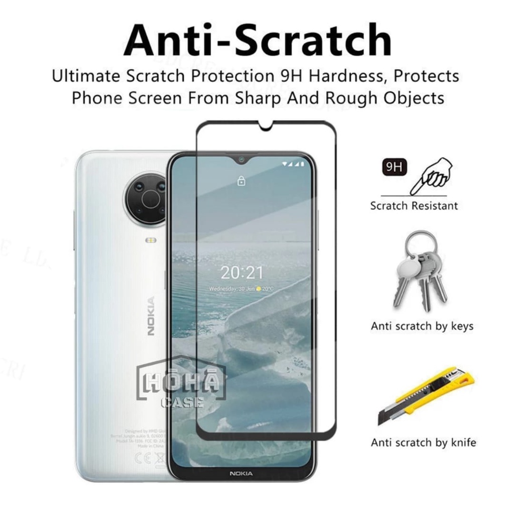 PROMO Tempered Glass NOKIA G20 Full Layar Screen Guard Protector Antigores Kaca