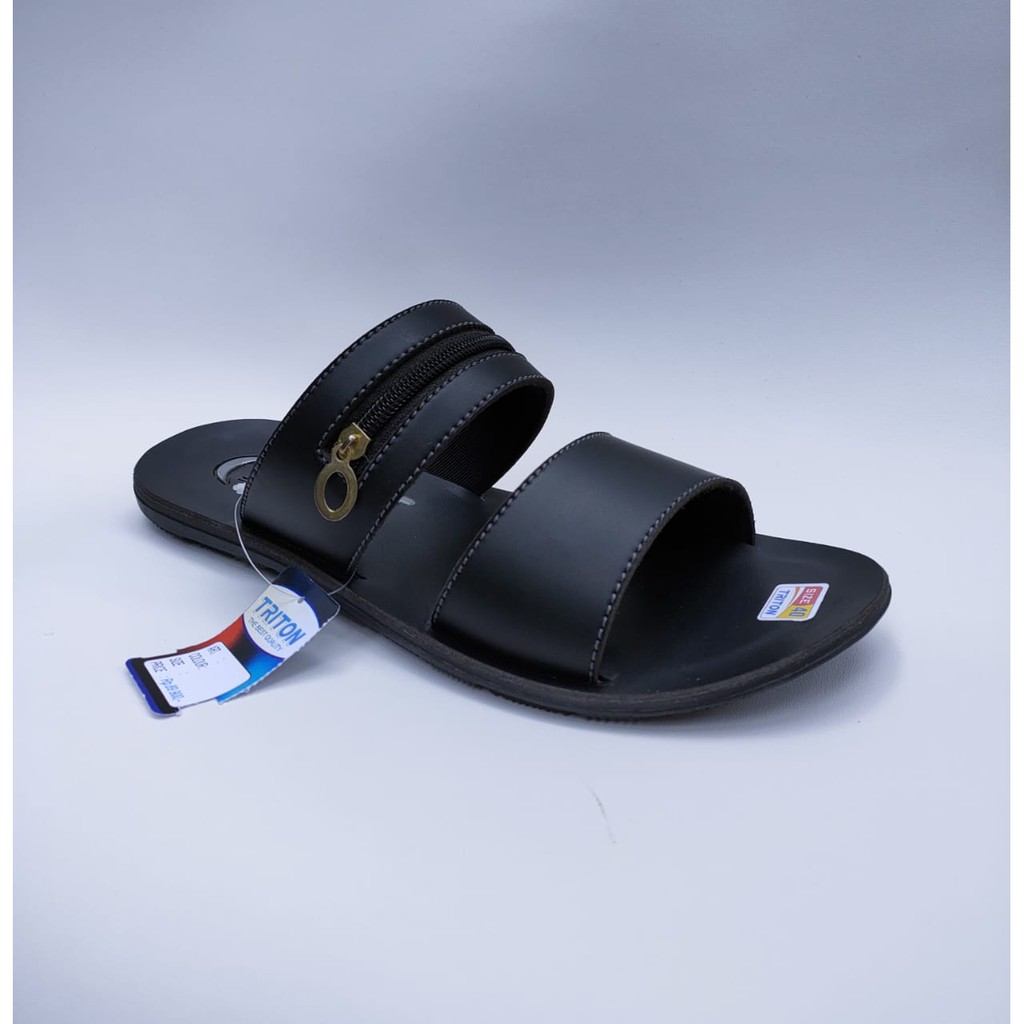 YOGOGO Sandal Selop Kulit Pria Sendal Slide Casual Yogogo Original size 39-43