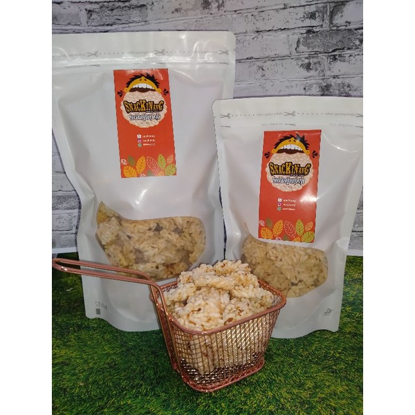 

Rengginang Lorjuk Snackinang kemasan Party Size 3 pcs