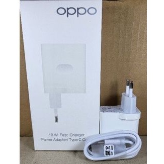 Charger Oppo 18W FAST CHARGING USB TYPE C ORIGINAL 100%