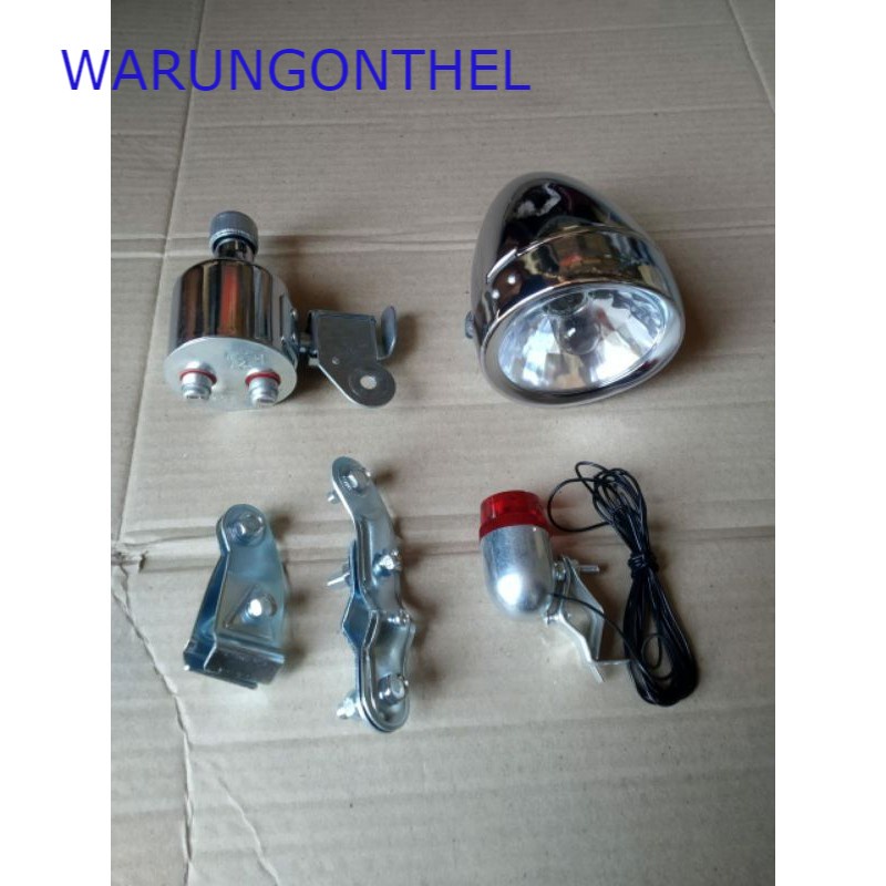 LAMPU ONTEL - LAMPU SEPEDA ONTHEL - LAMPU SEPEDA JENGKI - LAMPU DEPAN SEPEDA ONTEL ONTA UNTO KEBO