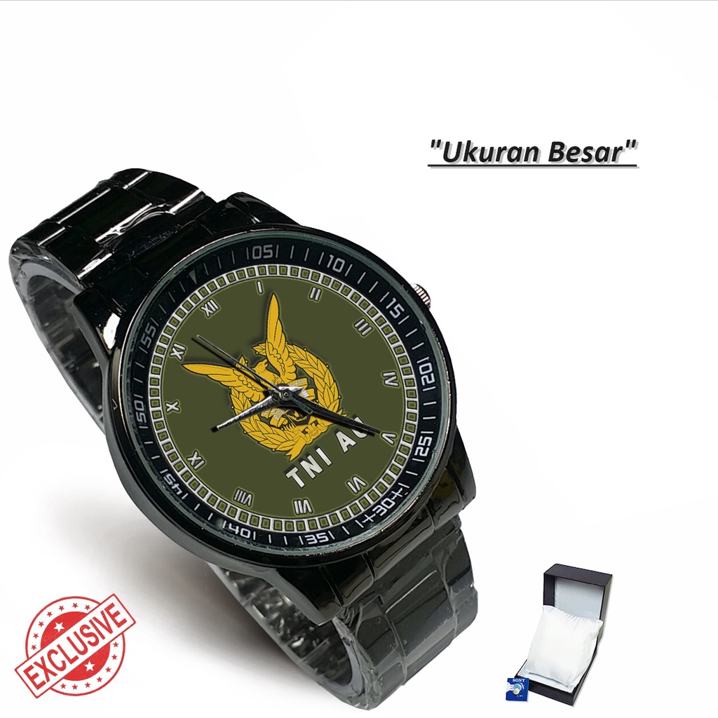 Jam Tangan Rantai Couple ANGKATAN UDARA TNI - 3 (Limited Edition)