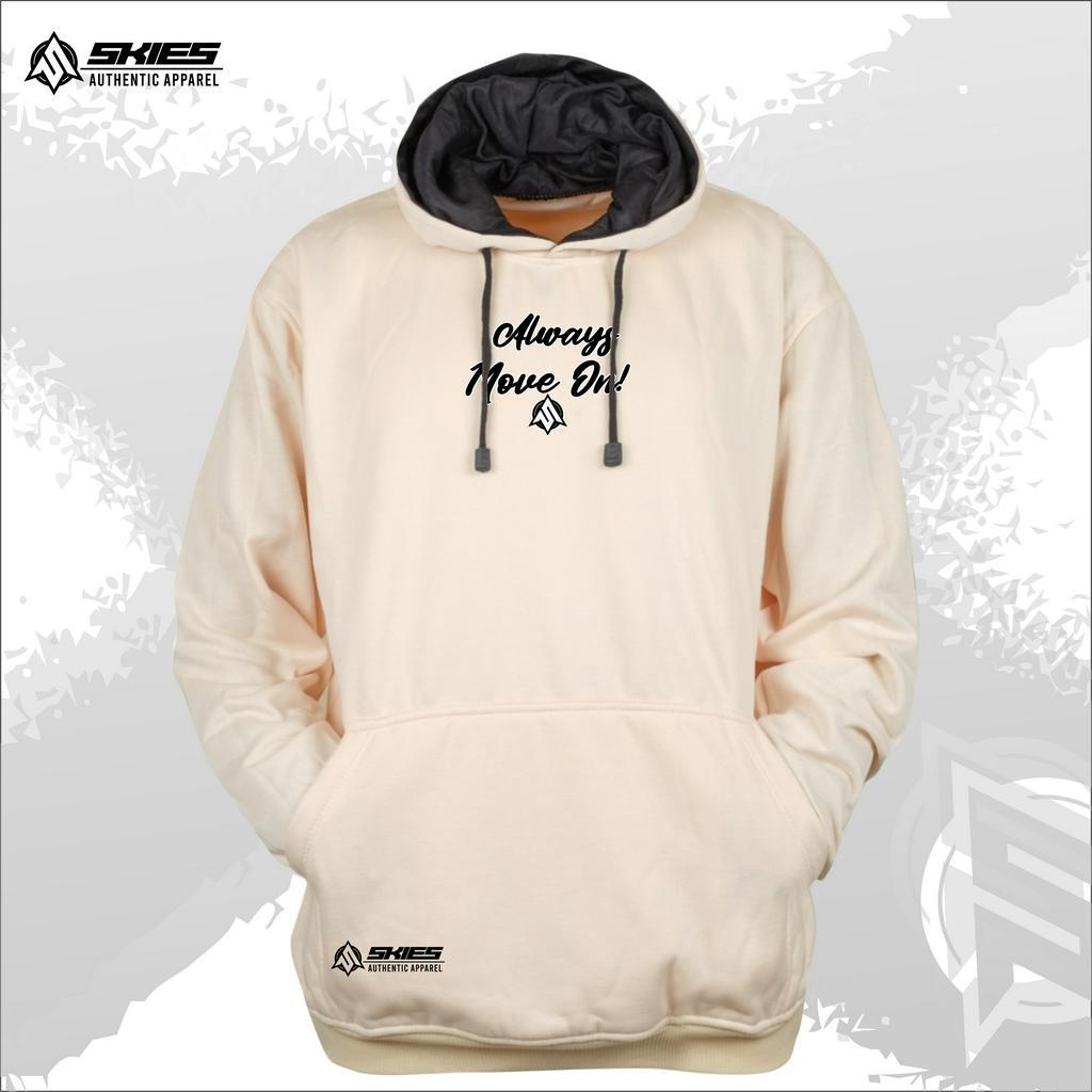 Suiter Pria Hoodie Terbaru 2023 Keren Gaya Casual Distro SKIES Sweater Cowok Original Brand Warna Mint Always Move On Bahan Cotton Fleece Dewasa Laki Laki Sweter Hodie Polos Switer Jumbo Terbaru Oblong Over Size M XXL