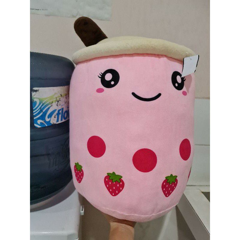 0Boneka Boba Milk Tea Besar Jumbo SNi Real Produk Import