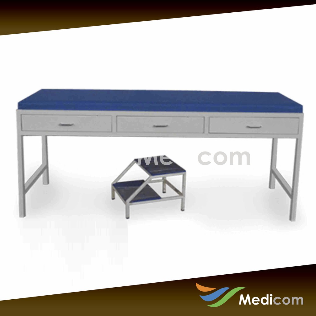 Meja Periksa Pasien 3 Laci | Examination Table Coating