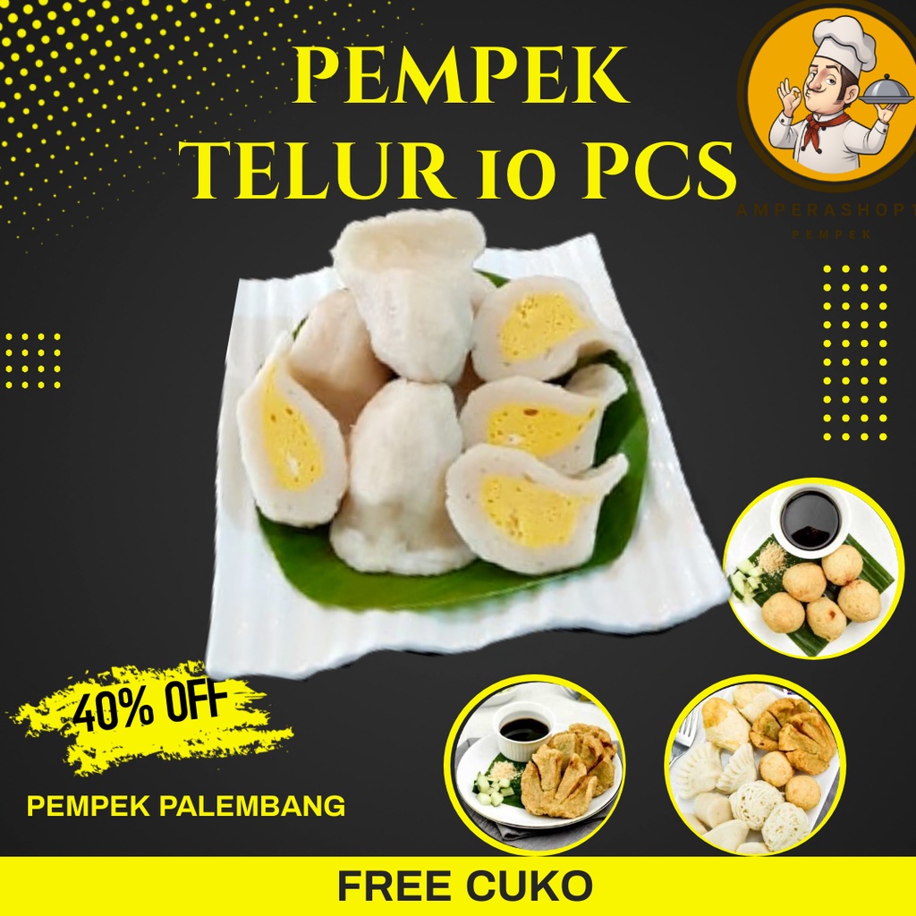 

PEMPEK PALEMBANG ASLI PAKET ISI 10 PCS TELUR SUPPLIER