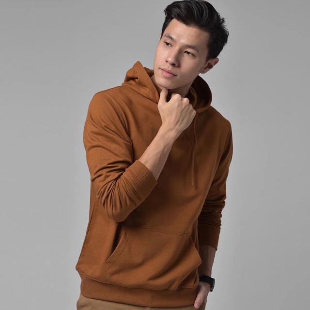 Baby Hoodie Light Brown by male.id