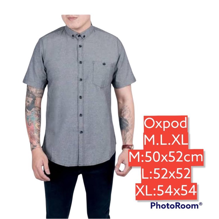 KEMEJA POLOS LENGAN PENDEK dewasa laki laki.kemeja polos dewasa pria
