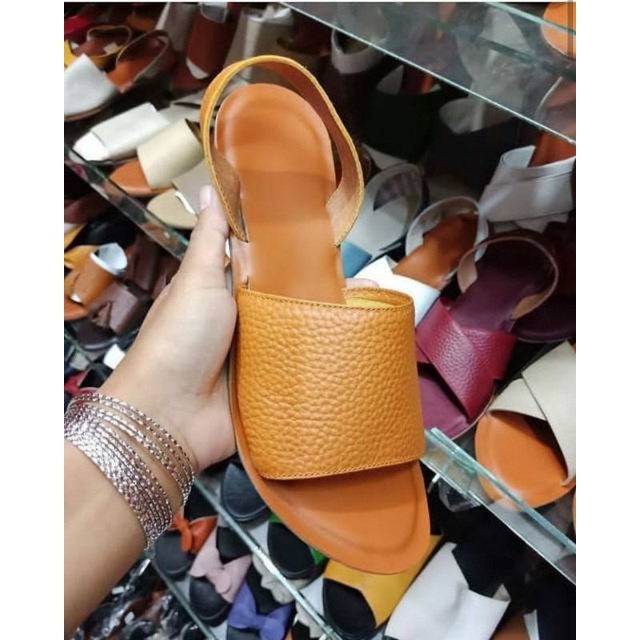 sandal kulit asli wanita kode 4