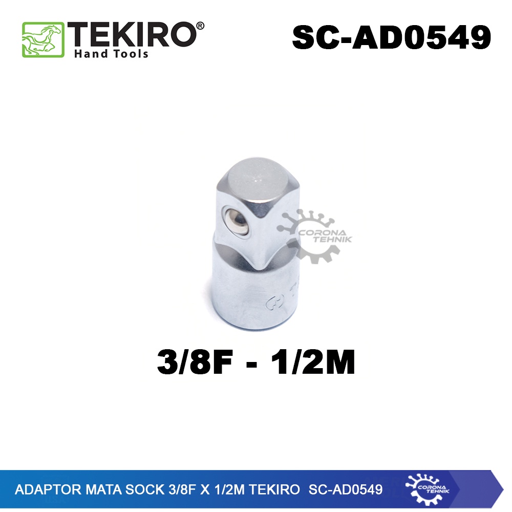 Tekiro SC-AD0549 - Adaptor Mata Sock 3/8F x 1/2M