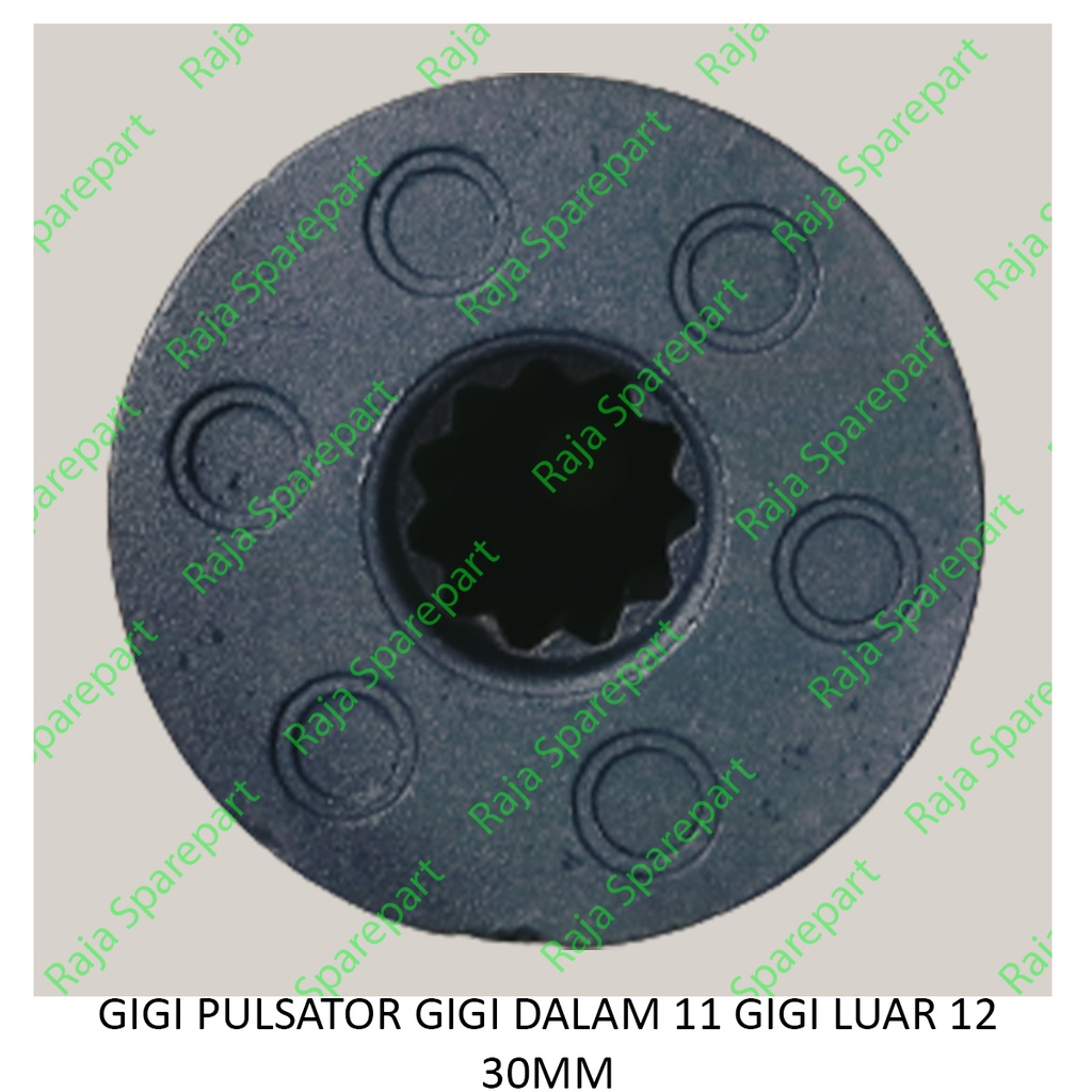 GIGI PULSATOR / INTI PULSATOR MESIN CUCI GIGI DALAM 11 GIGI LUAR 12 3CM