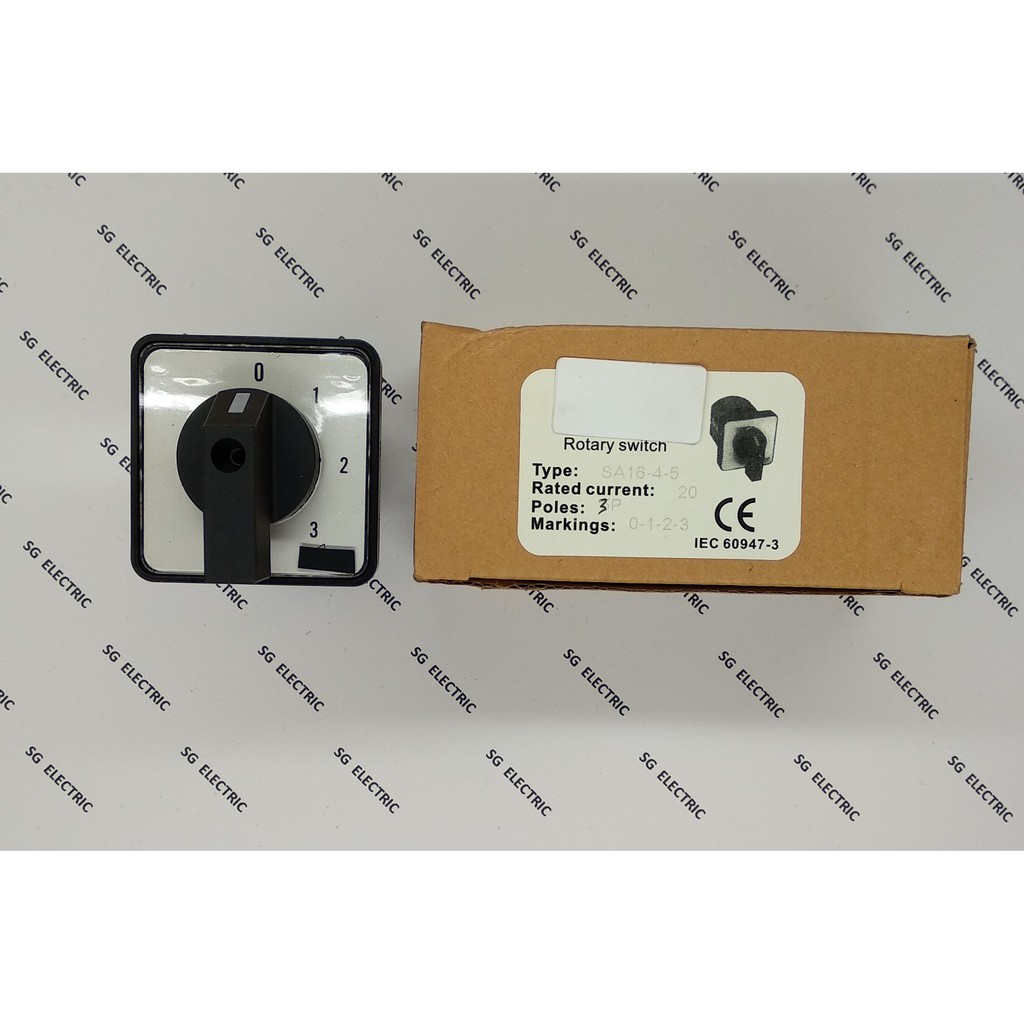 Rotary Switch SA16-4-3 - 0.1.2.3 - 3 Phase