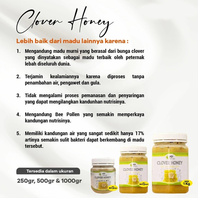 

Clover Honey