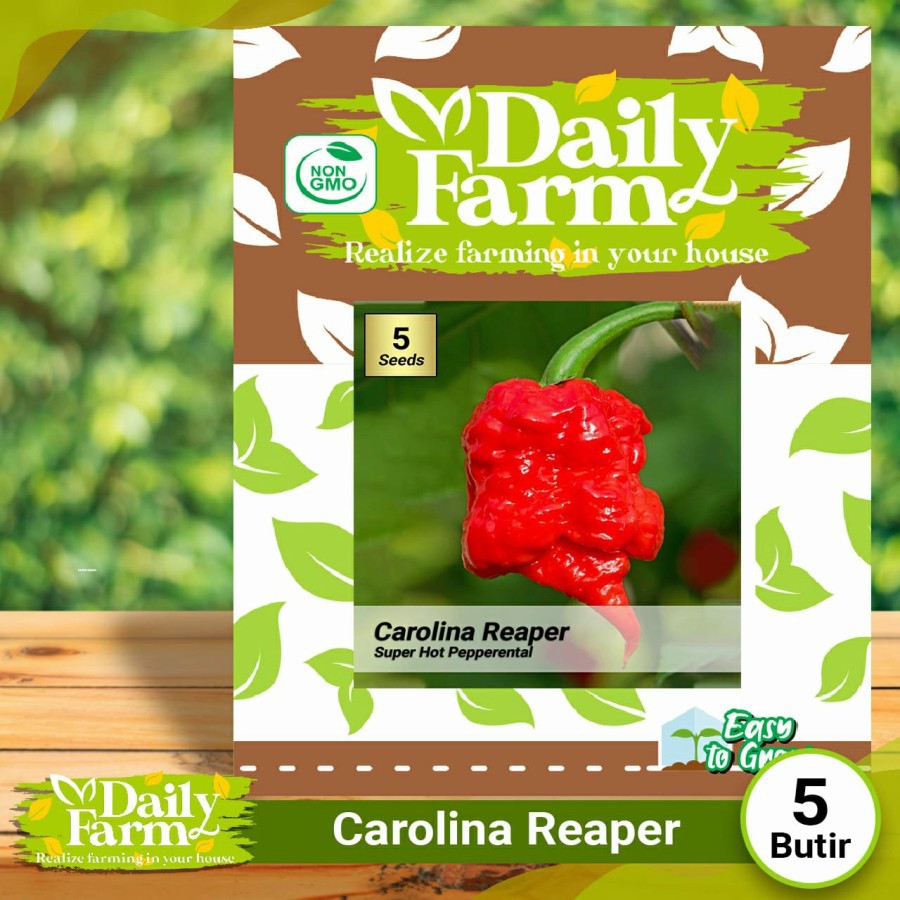 

Benih Cabe Carolina Reaper / Super Hot Pepperental - Daily Farm