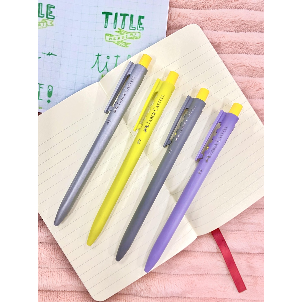 

Pulpen Pastel faber Castell P7 Pen Pastel 0.7 mm Tinta Hitam - Satuan