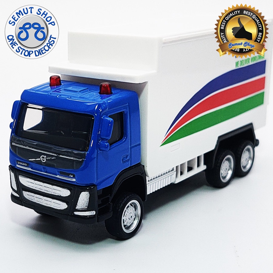 Apolo MSZ Volvo FM Courier Truck Miniatur Diecast Apolo Truk Volvo FM