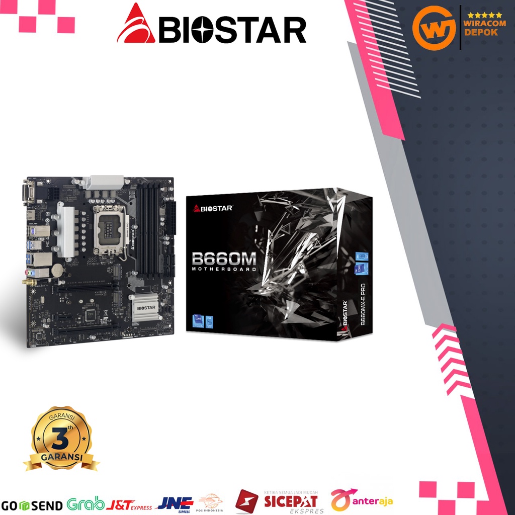 MOTHERBOARD BIOSTAR B660MX-E PRO B660MX E PRO GEN 12 NEW