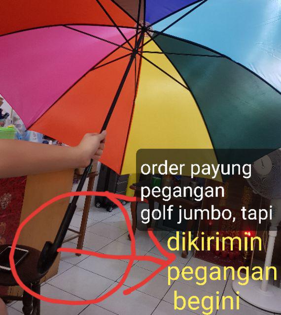 Payung Golf   Payung Pelangi   Payung Hujan   Payung Jualan   Jumbo 16 Jari