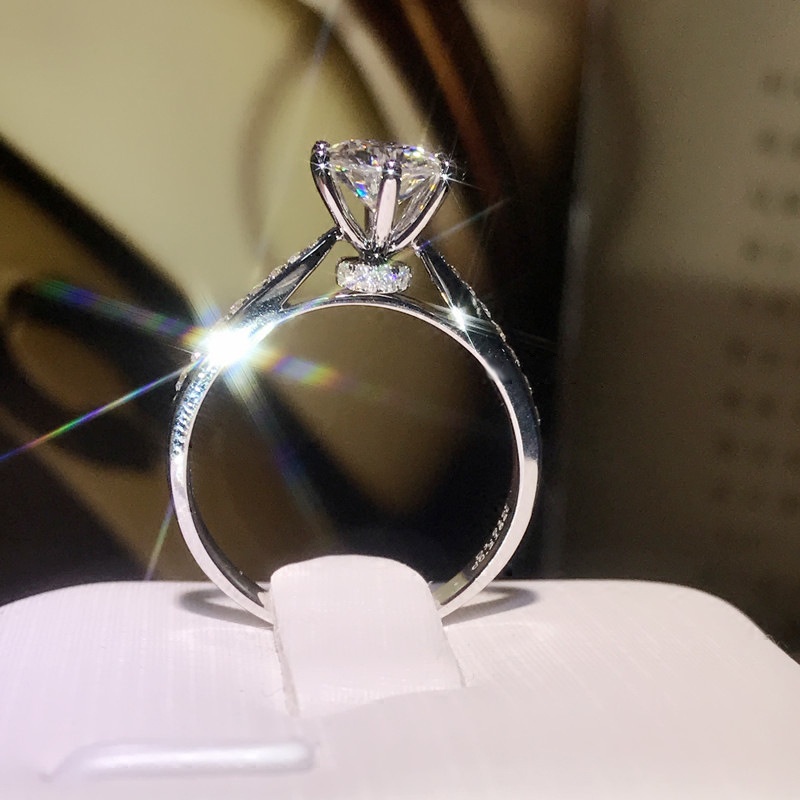 perak asli 925 cincin Wanita Hati dan Panah Kreatif Cincin yang dapat disesuaikan Perhiasan Fashion CCC85