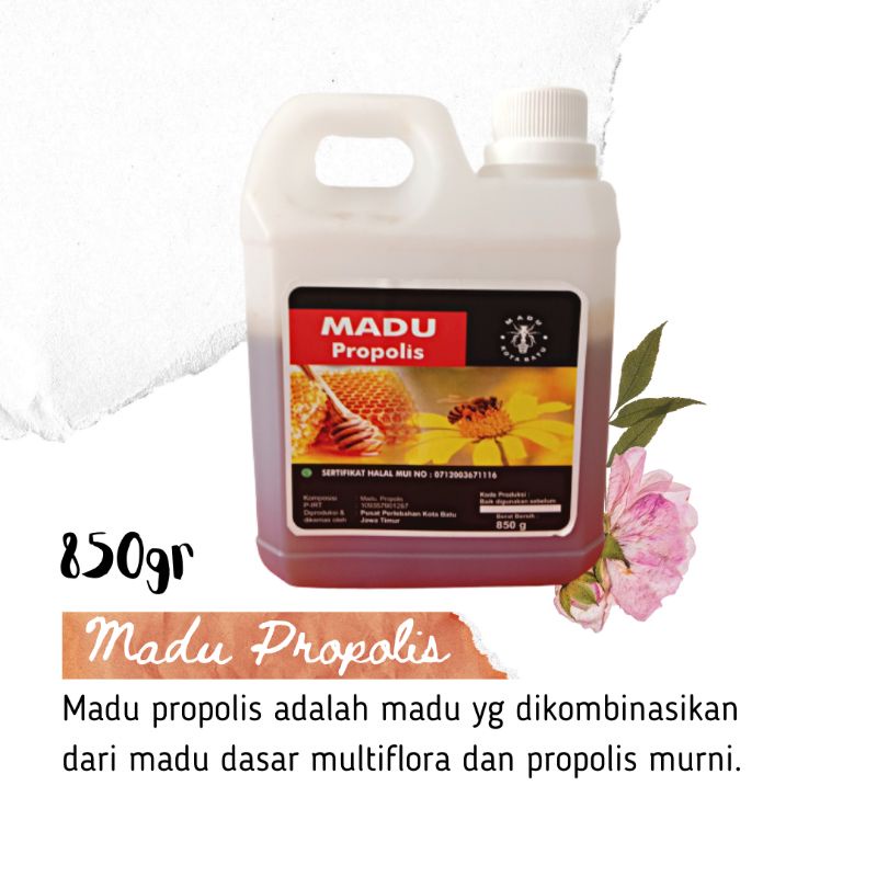 

Madu Propolis 2in1 Jerigen 850gr (Madu Kota Batu)