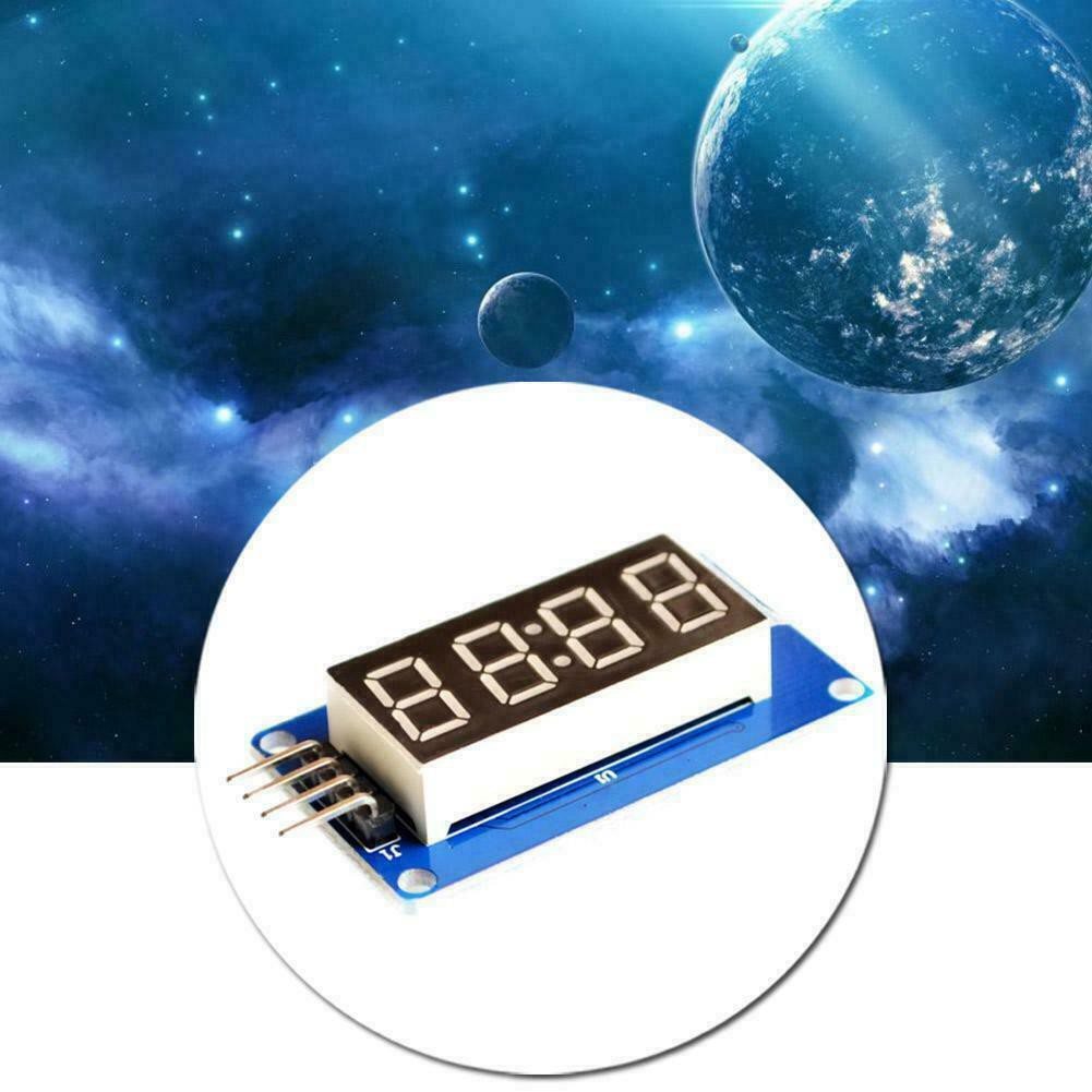 TM1637 4 Digit 7 Segment Tube LED Red Digital Display Module Clock Display Board For Arduino