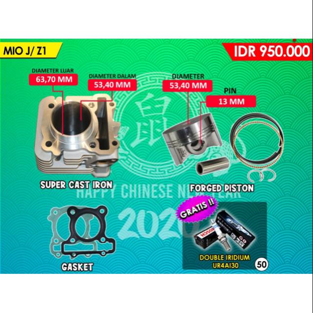 Bore Up Kit MioJ Fino X-Ride JupiterZ1