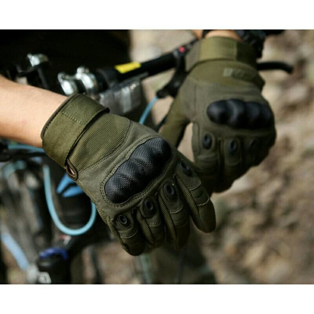 (PROMO) Sarung Tangan Motor Model + Batok Racing Full Panjang Glove Biker Airsoft Tactical Military