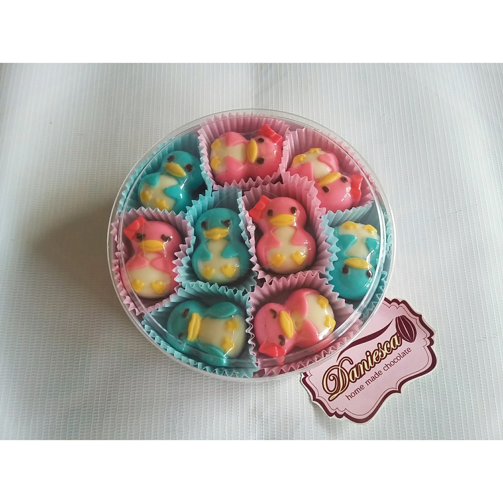 

.CTB couple penguin - coklat karakter lucu unik enak halal ( DS BGR )