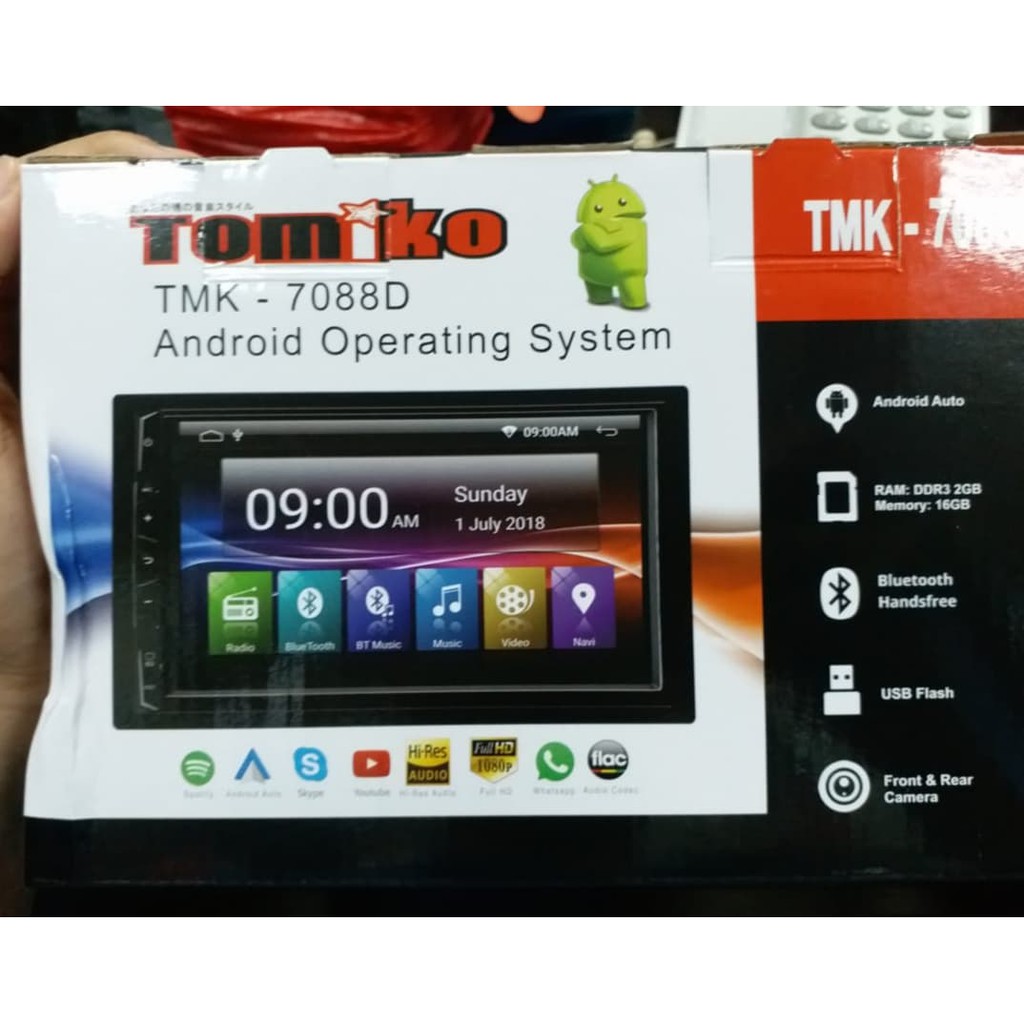 Terlaris Tomiko Head unit android TMK-7088D universal Mobil nissan juke