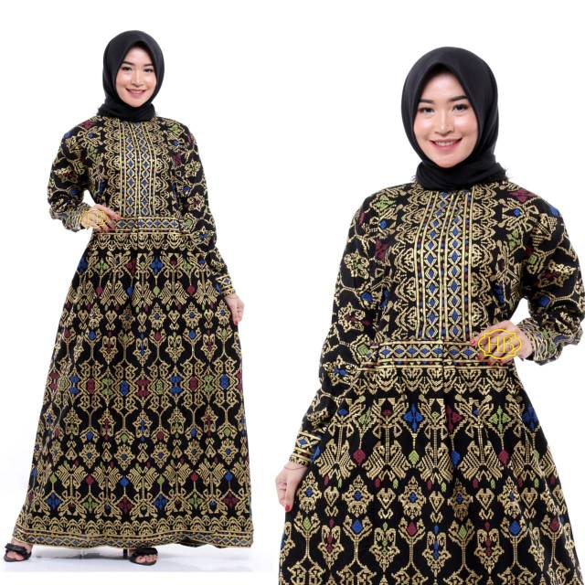 gamis batik katun Prada