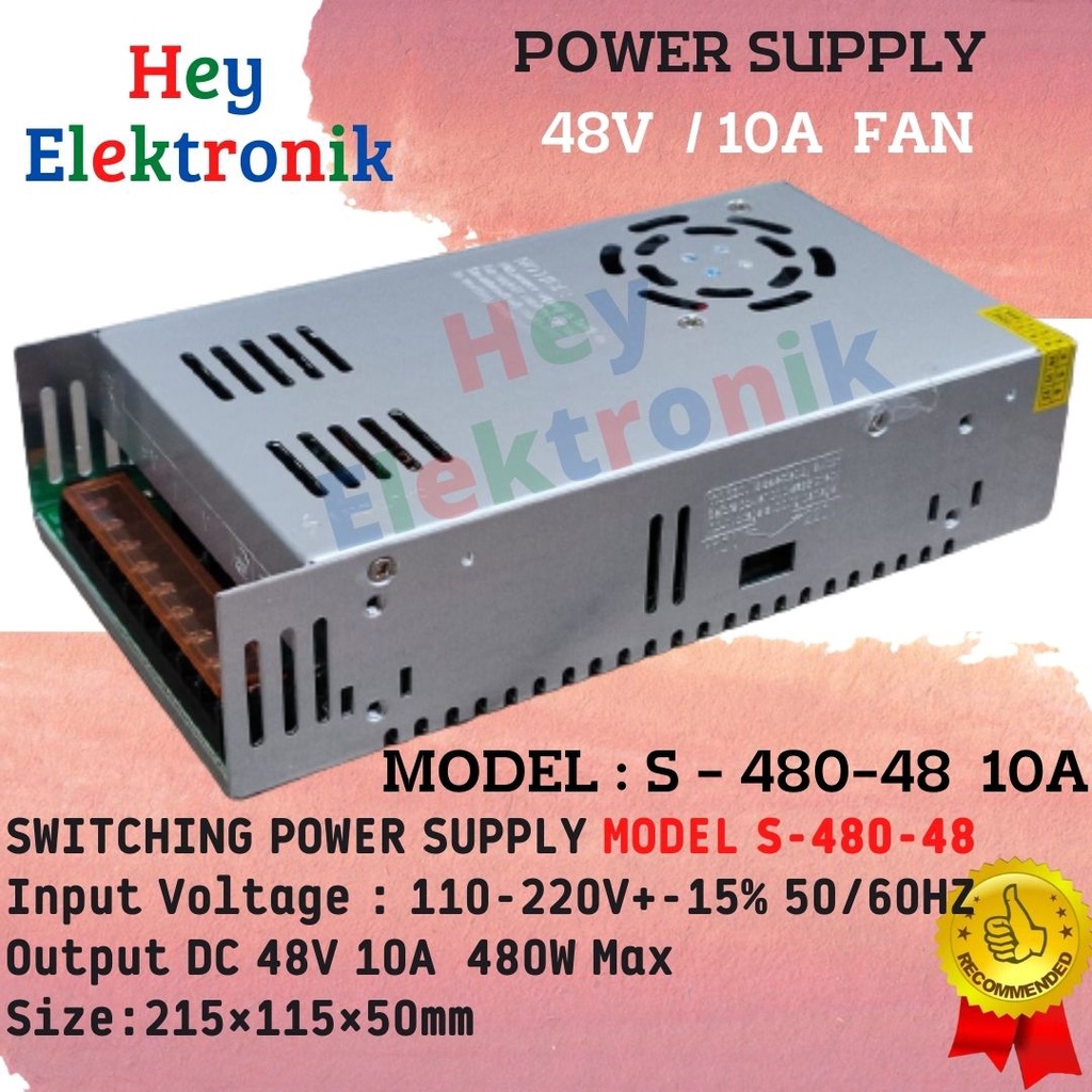 POWER SUPPLY SWITCHING POWER FAN 48V - 5A 10A 20A 30A 40A