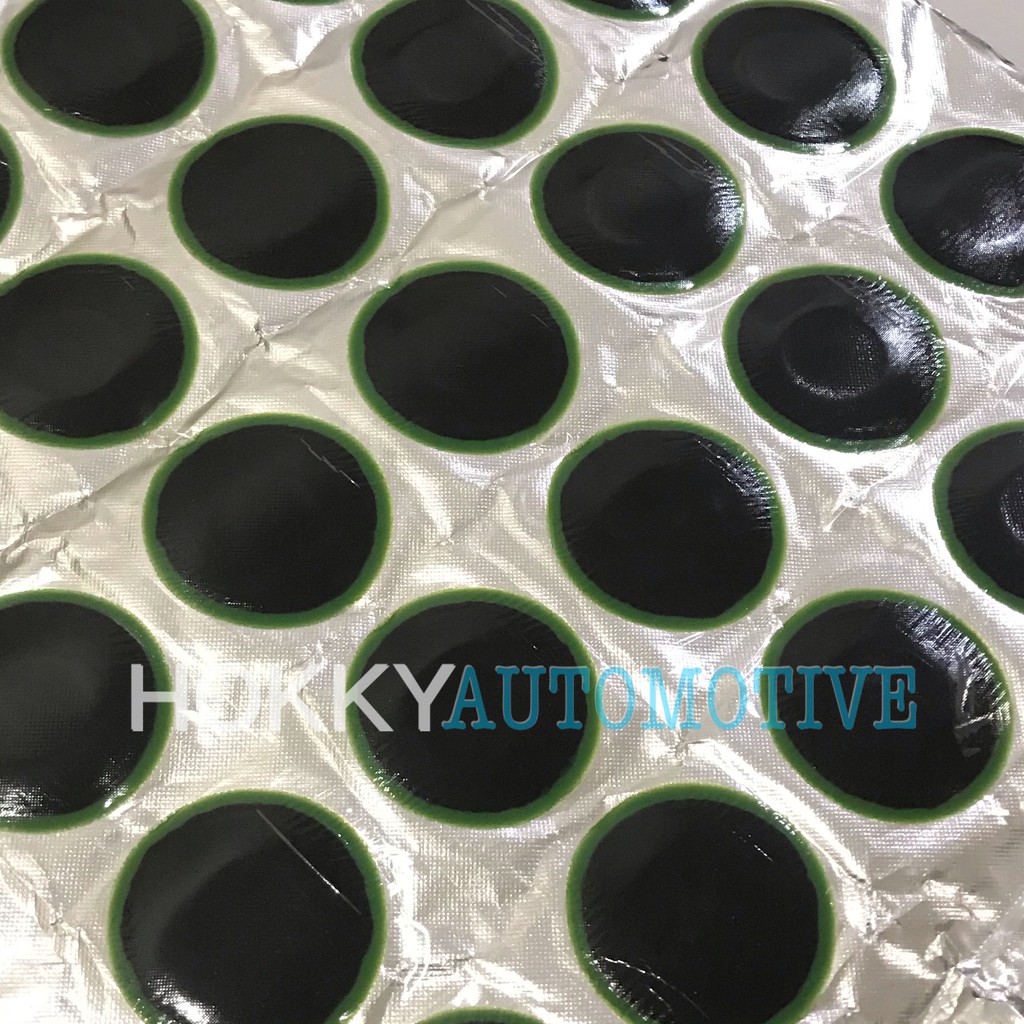 tambal ban luar maruni 4,3cm / lembaran karet tambal ban luar maruni