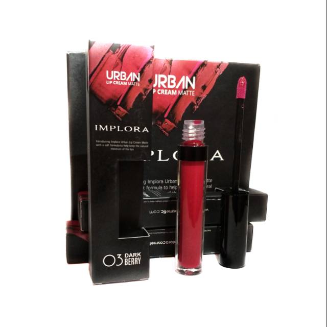 [Cod] LUSINAN URBAN LIP CREAM MATTE IMPLORA 9ml