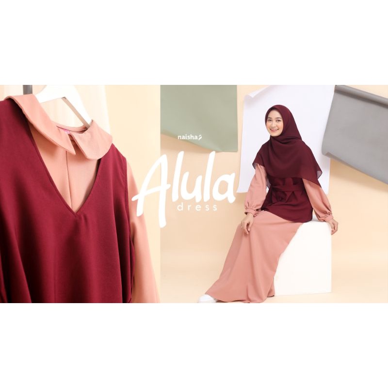 Alula dress gamis overall