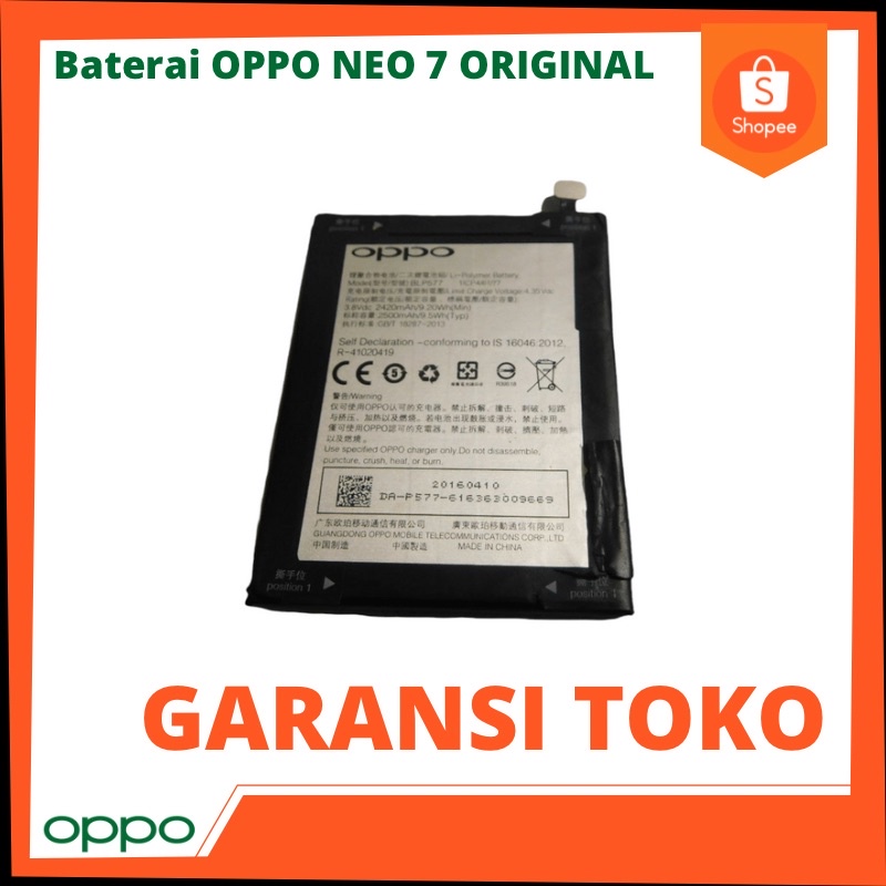 baterai OPPO NEO 7 ORIGINAL