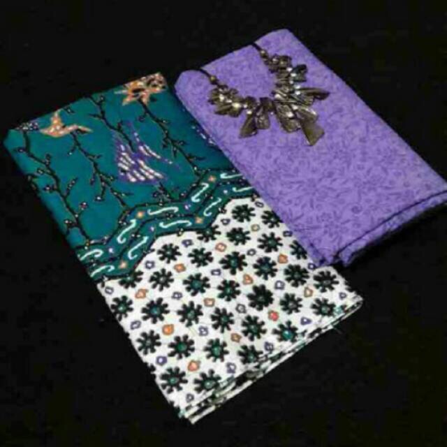 set kain batik dan embos