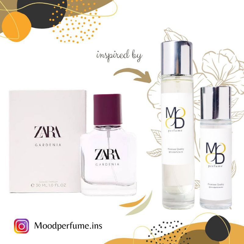 Zara Gardenia Perfume Inspired by Mood Perfume