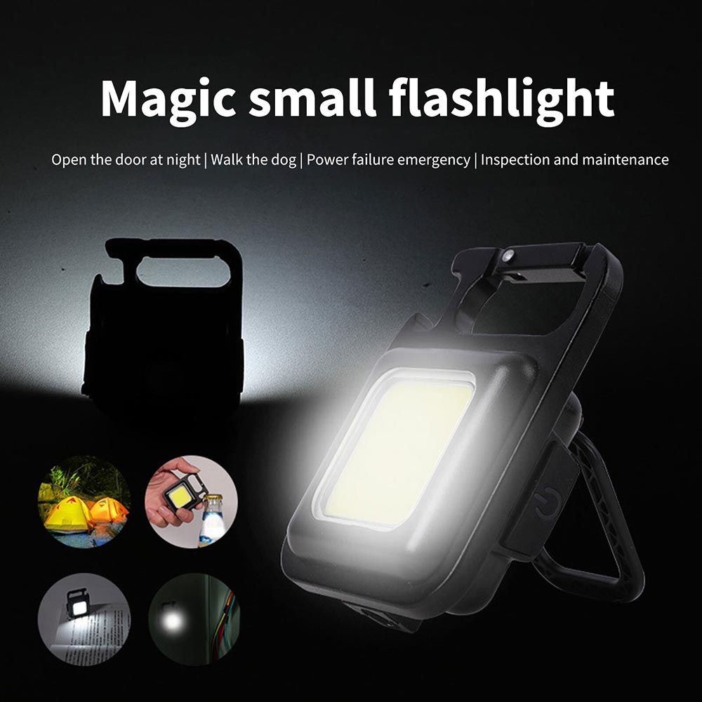 Lampu Senter Led Mini Usb Rechargeable SANGAT TERANG !!! Dengan Gantungan Kunci Untuk Outdoor / Camping / Memancing