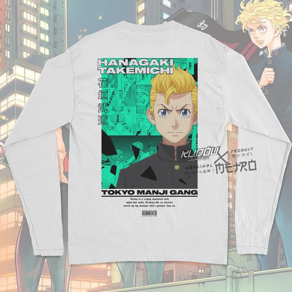 Longsleeve Hanagaki Takemichi Anime Tokyo Revenger Manga Premium Unisex