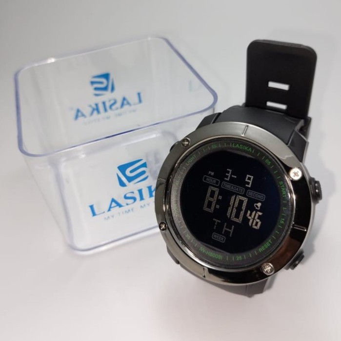 SALE!!! Jam Tangan Digital Kasual Pria Lasika Jumbo 8009 Water Resist Bonus Box