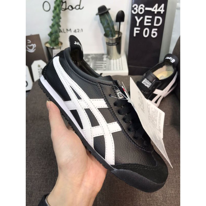 sepatu onitsuka tiger original black white