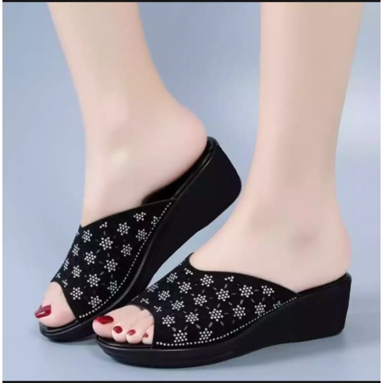 ABBUSHOES NN 29 wedges presan kokop meriana sol karet 5cm