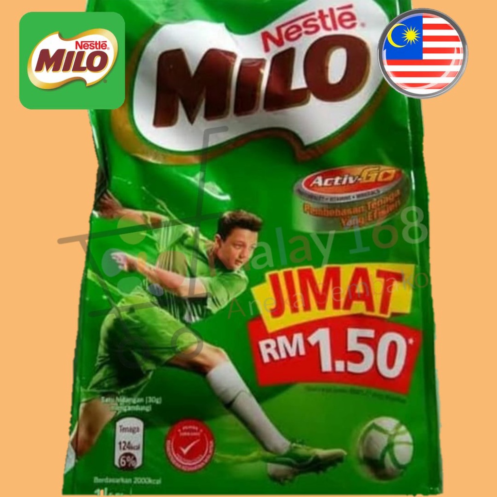 

NESTLE MILO ACTIVE GO 1KG MINUMAN MALT COKLAT MALAYSIA 1kg