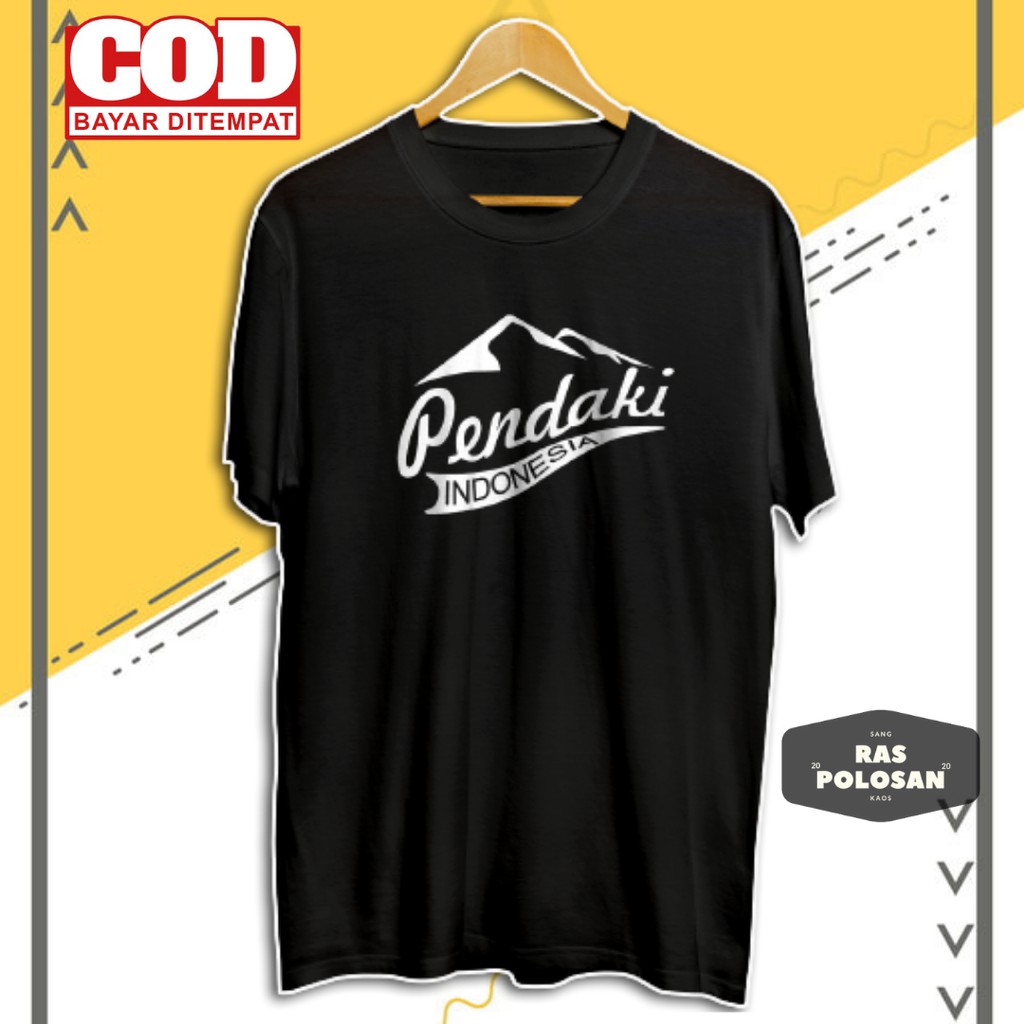 KAOS PENDAKI KAOS GUNUNG KAOS TRAVELING KAOS  ADVENTURE BAJU KAOS DISTRO PRIA PENDAKI INDONESIA