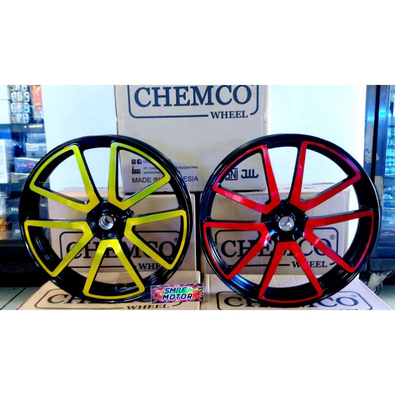 VELG CHEMCO EVO GOLD DAN RED MATIC HONDA VARIO125/VARIO150 UK 215 250 RING 14
