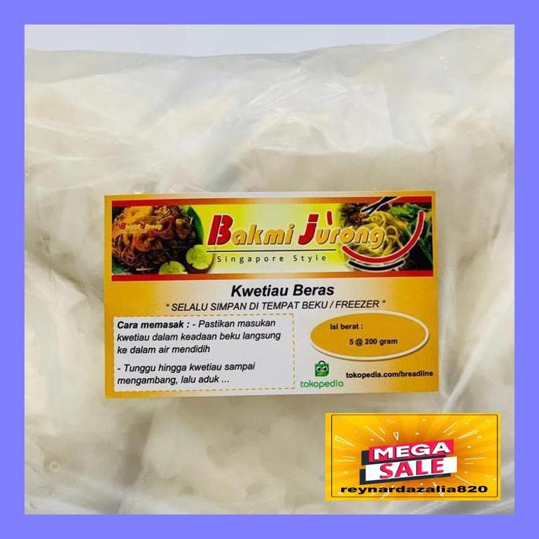 

Ry5Gils Kwetiau / Kwetiaw Beras Basah / Mentah 1 Kg Bakmi Jurong | Bread Line Flseyr