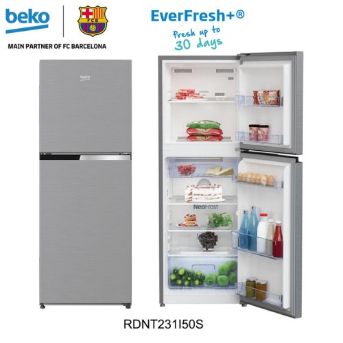 Kulkas Beko RDNT231I50S SILVER 2 pintu 230 liter