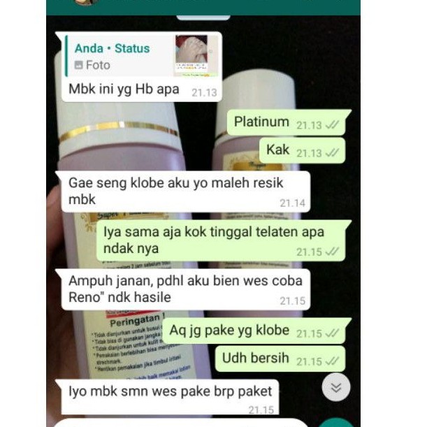 [ORIGINAL] LOTION MALAM ANGGUR DOSIS TINGGI / DOSIS SUPER