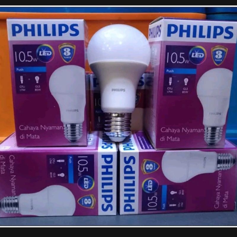 lampu bohlam 10.5 WATT PHILIPS LED BULB