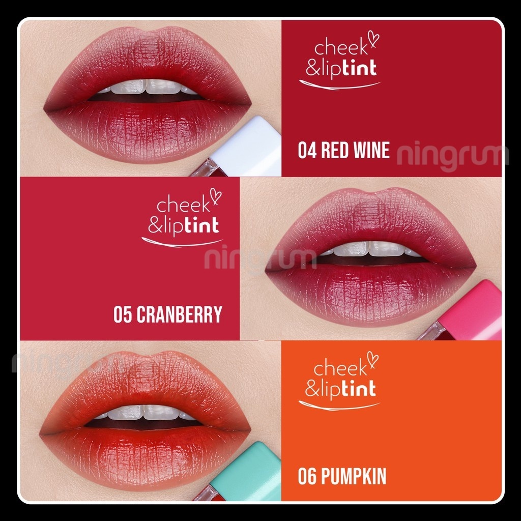 Ningrum Implora Cheek and Lip tint - Kosmetik Bibir Lip Tint Implora Liptint Bpom Implora Ice Cream - 5106
